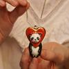Vintage Cute Cartoon Animal Pendant Necklace For Women Retro  Jewelry Gifts