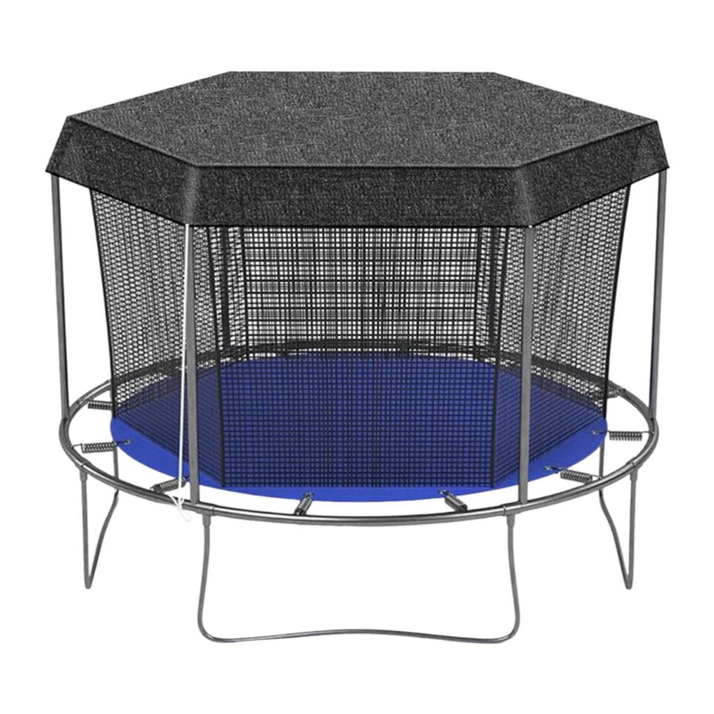 Trampoline Cover Tpe Material Keep Cool Reliable Wear Resistant Trampoline Shade Cover Tent Cover For Playing Round Trampoline