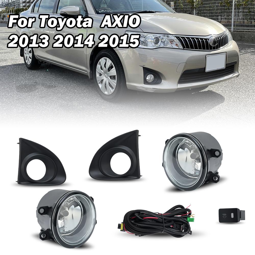 Fog Lights For Toyota AXIO 2013 2014 2015 Headlight Car Front Bumper Fog Lamp Wires Switch Harness Cover Body Kit Accessories