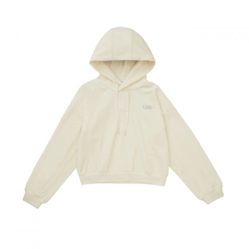 Akiii Classic Velour Semi Crop Hoodie T shirT Women  Akamfw20323000 