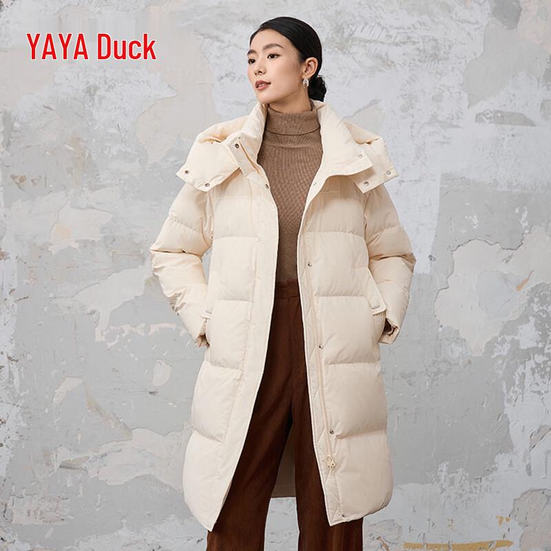 

Женское модное длинное пуховое пальто с капюшоном L