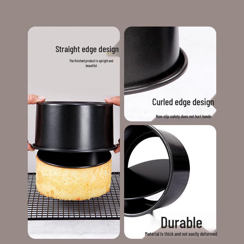 Cheftopia 8-Zoll abnehmbare hohe Chiffon-Kuchenform