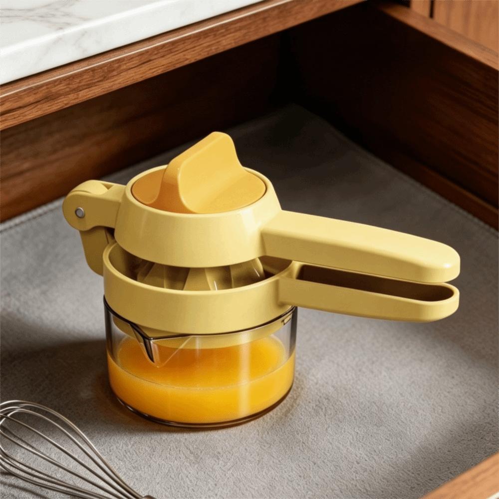Hand-operated Rotary Manual Lemon Juicer Labor Saving Citrus Presser Portable Orange Squeezer  Home