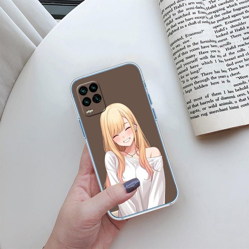 RP45 M-Marin K-Kitagawa Transparent Phone Case for Motorola Moto G7 G8 G9 G84 G85 G73 G24 G15 Z2 Play Power Plus