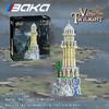 3726PCS Tower of Miracles Building Blocks European Myth Lighthouse Models Bricks Desktop Decoration Toys For Kids Holiday Gifts