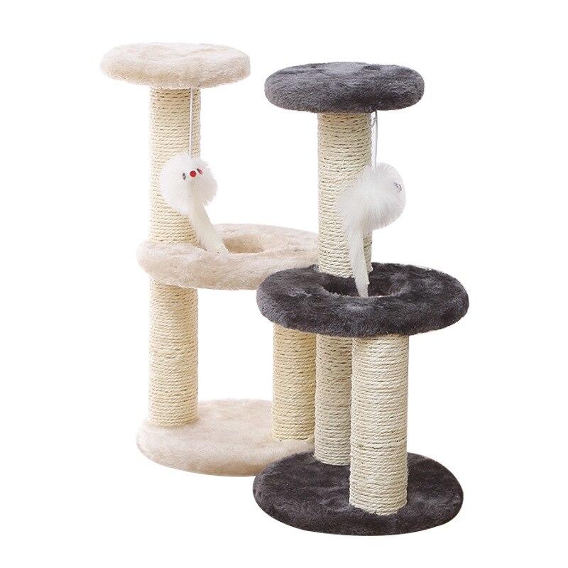 Cat tower on a tree with a scraper Cat activity game 2 Hanger for domestic cats Cats | Furniture and scrapers