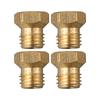 Upgrade Your For Gas Stove Burner with 5 PCS Brass Nozzles for LPG Conversion
