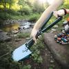 Pá Dobrável para Exterior Aço Durável Ferramenta Multifuncional para Camping Pá de Sobrevivência com Saco de Armazenamento para Aventuras ao Ar Livre