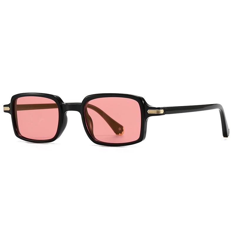 

Cross-Border European and American Narrow Small Square Frame Export Trendy Street Photography Modern Charm Retro Sunglasses 2543