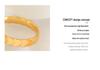 Gold-Plated Titanium Steel Unisex Matching Rings - Simple Trendy Design for Couples