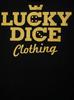 Premium Boxy Men's T-Shirt Black Lucky Dice LD Clothing XL