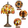Beautiful Vintage Style Table Lamp Multi-Color Vintage Bedside Table Desk Lamp 8 Inch Wide Reading Light Decor