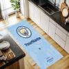 Manchester City Customize Your Name Kitchen Rug Runner Rug Laundry Mat Hallway Entryway The Best Gift Choice
