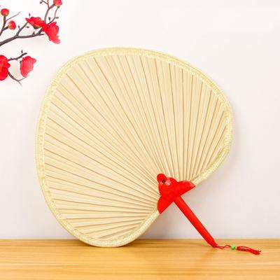 Natural Portable Cooling Hand-woven Bamboo Woven Chinese Style Straw Fan Home Decoration Hand Fan Palm-Leaf Fan