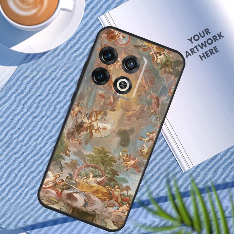 Michelangelo Art Case For OnePlus 12 12R 11 9 10 Pro 10R 10T 9R 8T Nord 3 CE 2 Lite 2T N10 N20 N30 CE4 Cover