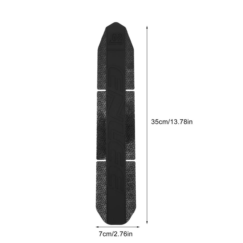 Bike Chainstay Protector Silicone Wear Resistant Bicycle Frame Chain Stay Frame Guard Pad for Road Mountain Bikes