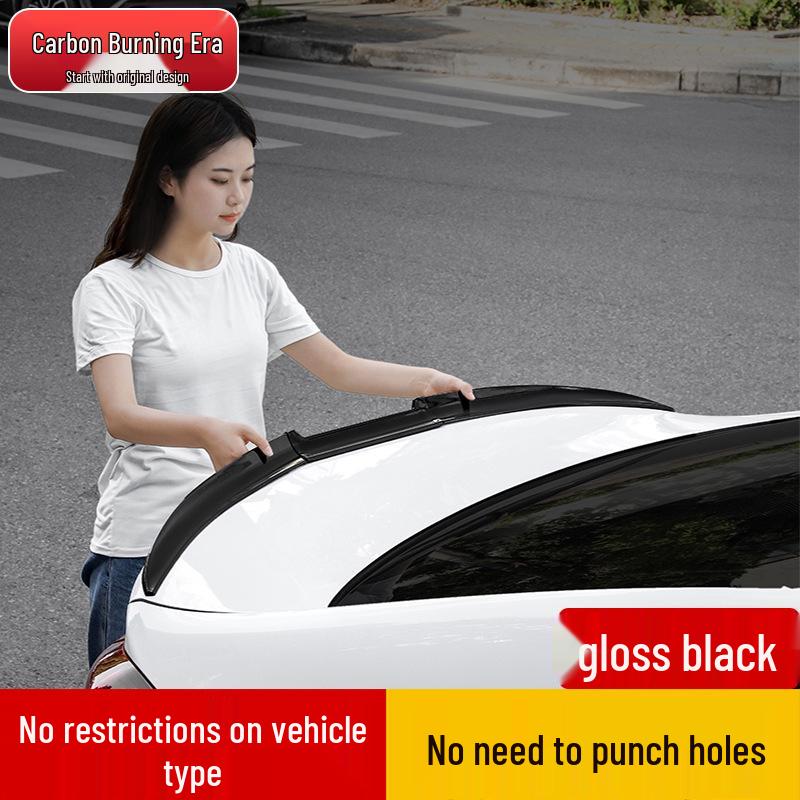 Universal No-Drill Rear Spoiler Wing Air Deflector