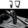 Carbon Fiber Internal Shift Knob Cover For BMW F30 F32 F34 F36 Multimedia Button Panel Decorative Sticker Accessories