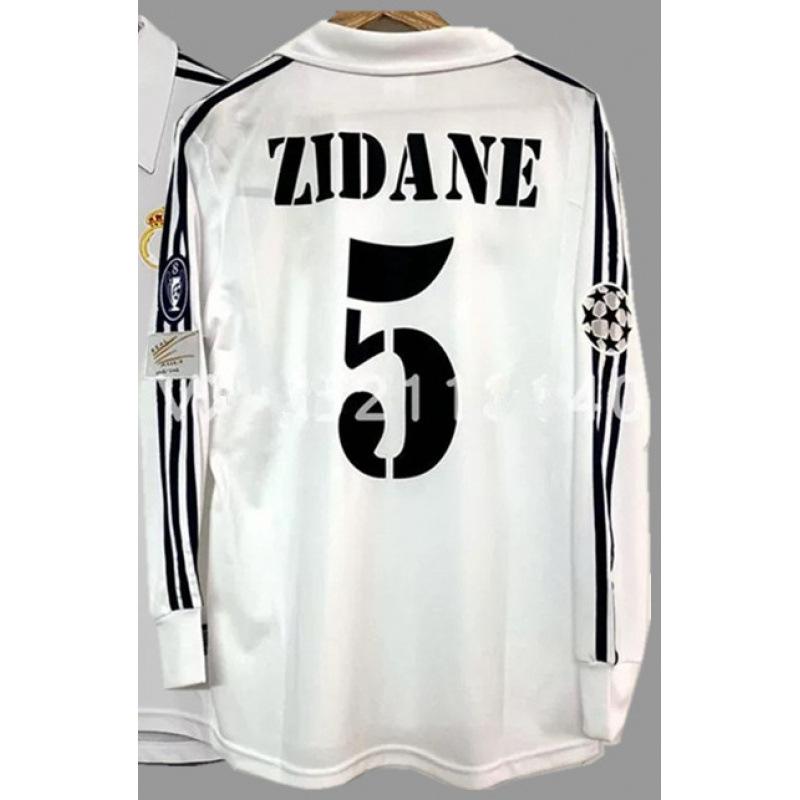 Vintage Jerseys, Soccer Uniforms, AC Ronaldo, Ronaldinho, Zidane, Long-sleeved Sportswear, National Team Uniforms
