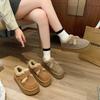 Women's Fashion Hundred Soft Sole Winter Warm Fur One Snow Boots Padded Lined Ankle Boots Anti-slip Casual Sports Cotton Boots