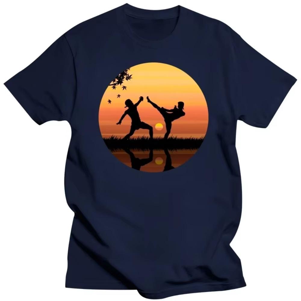 Fashion Muay Thai T Shirt for Men O-neck Short Sleeved Kickboxing Boxers Thailand Casual Tee Pre-shrunk Cotton Oversized T-Shirt