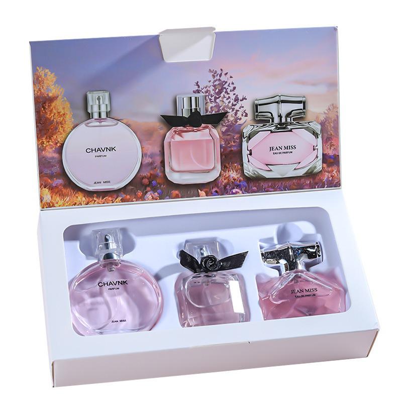 Douyin Live Yixiang Women's Perfume Three-Piece Gift Set - Long-lasting Fragrance and Encounter Reversal Collection.
