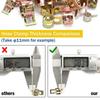 100PCS Spring Hose Clips/Clamps Fuel Air Gas Water Pipe Self Clamping