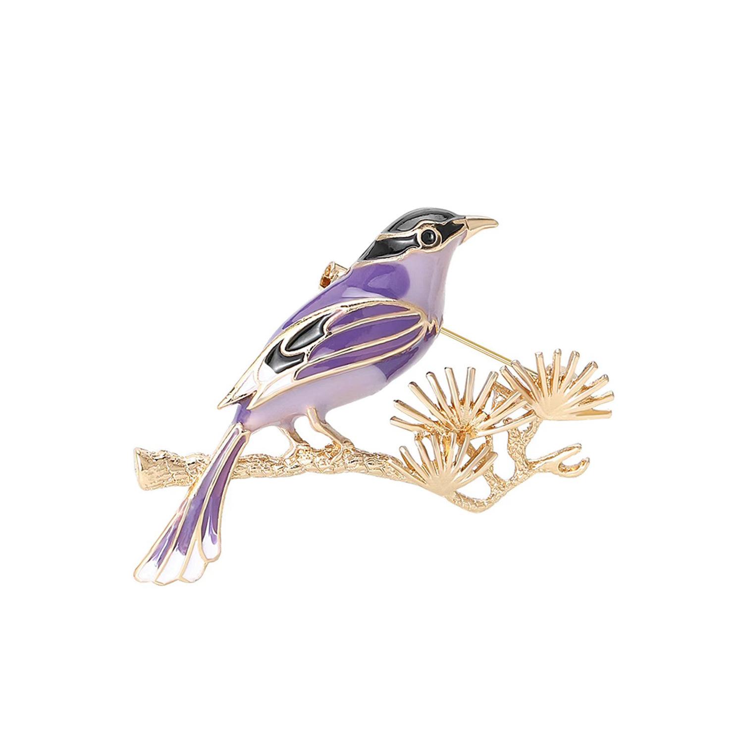 

Брошь в виде сороки в китайском стиле с каплями масла для женщин, дизайн ниши, ощущение счастья на ветке, корсаж, антибликовый булавка, аксессуары для костюма