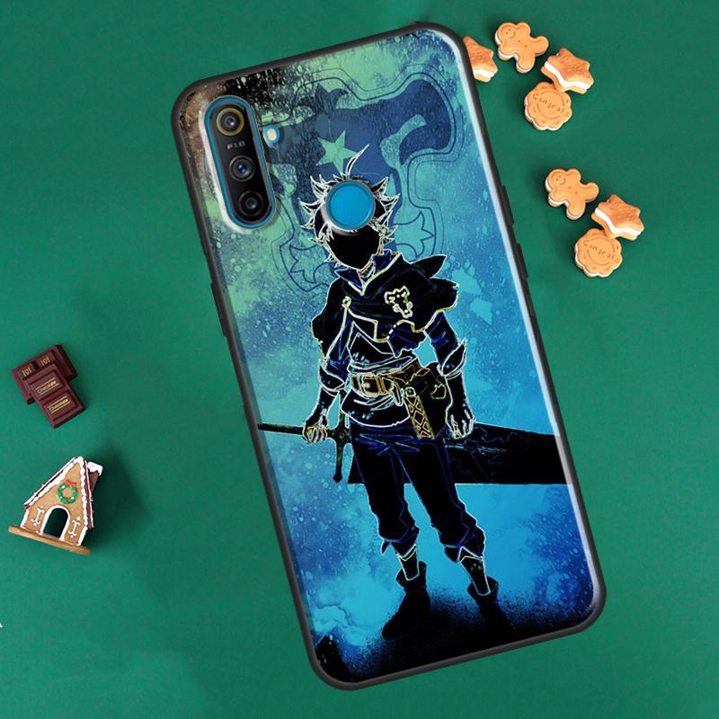 Anime Schwarzklee Für OPPO Realme 8 Pro 8i 9i GT Neo2 Master C21 Fall Für OnePlus 10 9 Pro Nord2 8T 9R Coque