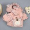 Stylish Girls' Winter Fleece Coat: 2025 Thickened Cotton-Padded Jacket for Children