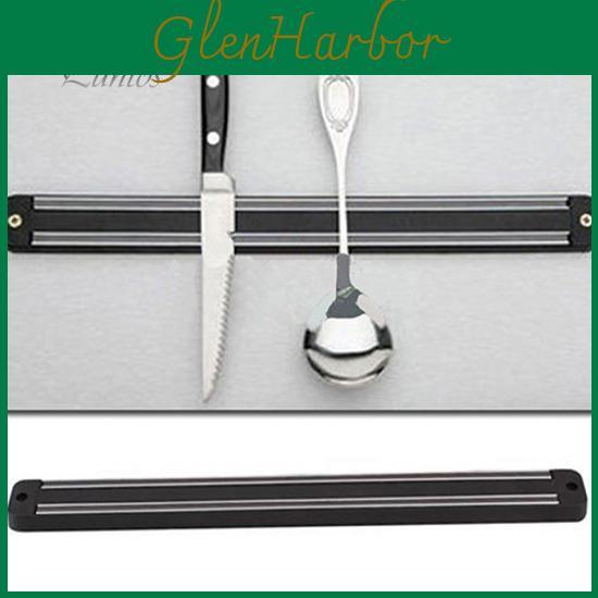 Wall Magnetic Spoon Storage Knife Holder Strip Kitchen Chef Rack