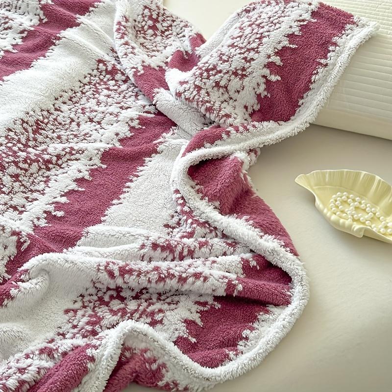 1pc Soft & Cozy Throw Blanket - Warm Flannel for Sofa, Office Shawl, Bedroom, Camping & Travel , Office Shawl
