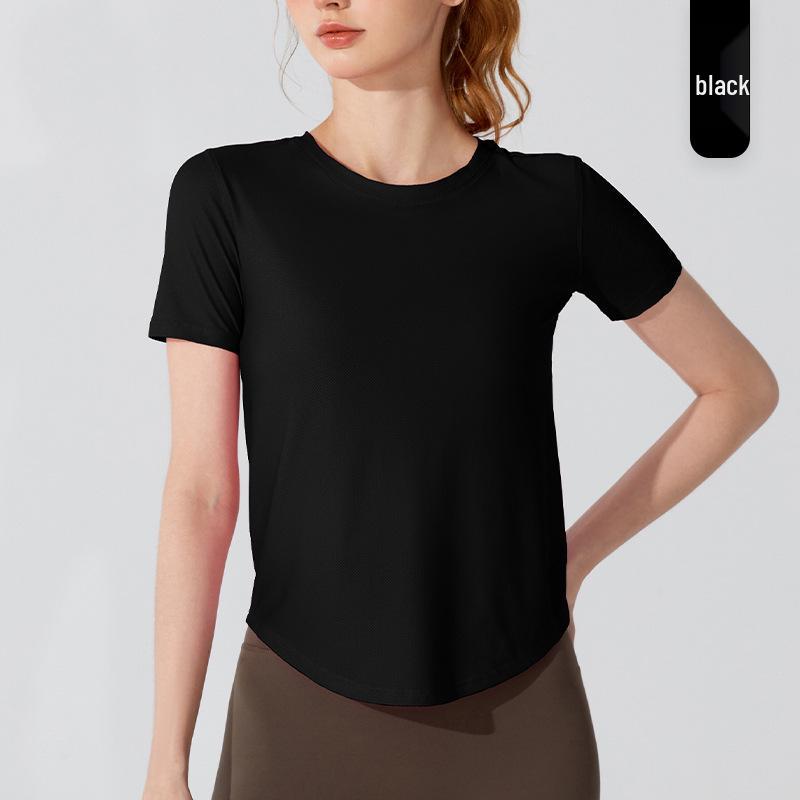 

Женский быстросохнущий топ для йоги с коротким рукавом свободного кроя Extra Large