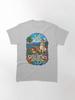 Barbara Santa Barbara California USA Stained Glass Art Classic T-Shirt