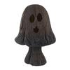 Halloween Mushroom Light Spooky Ghost Mushroom Night Light Resin Table Lamp with Warm Light for Home Mantel Shelf Tabletop Indoor Decor