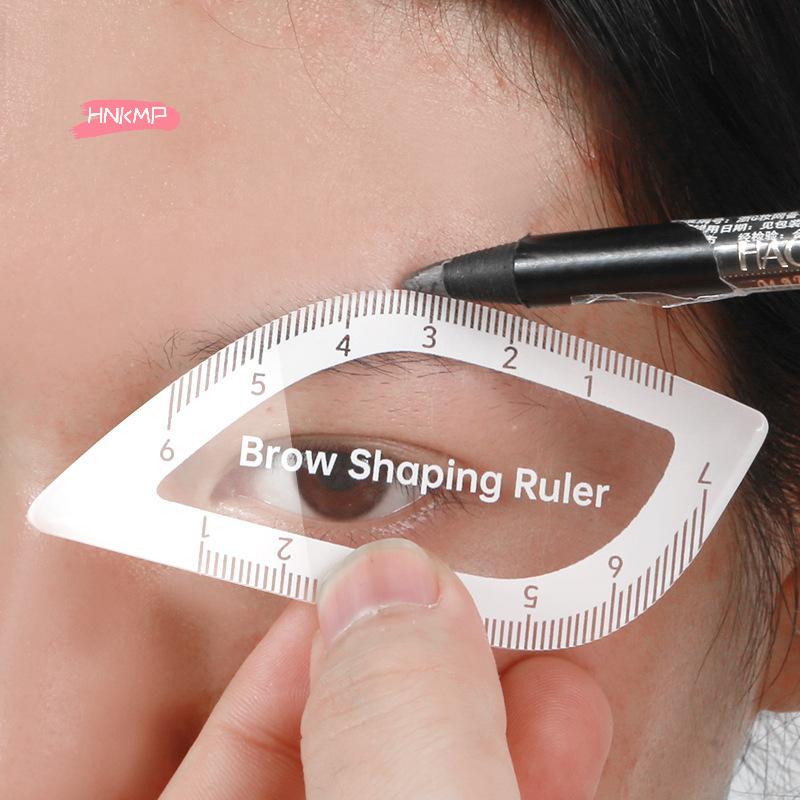 1 Minute Brow Mapping Ruler - Easy Eyebrow Shaping Tool with Stencils for Microblading And Permanent Makeup Design