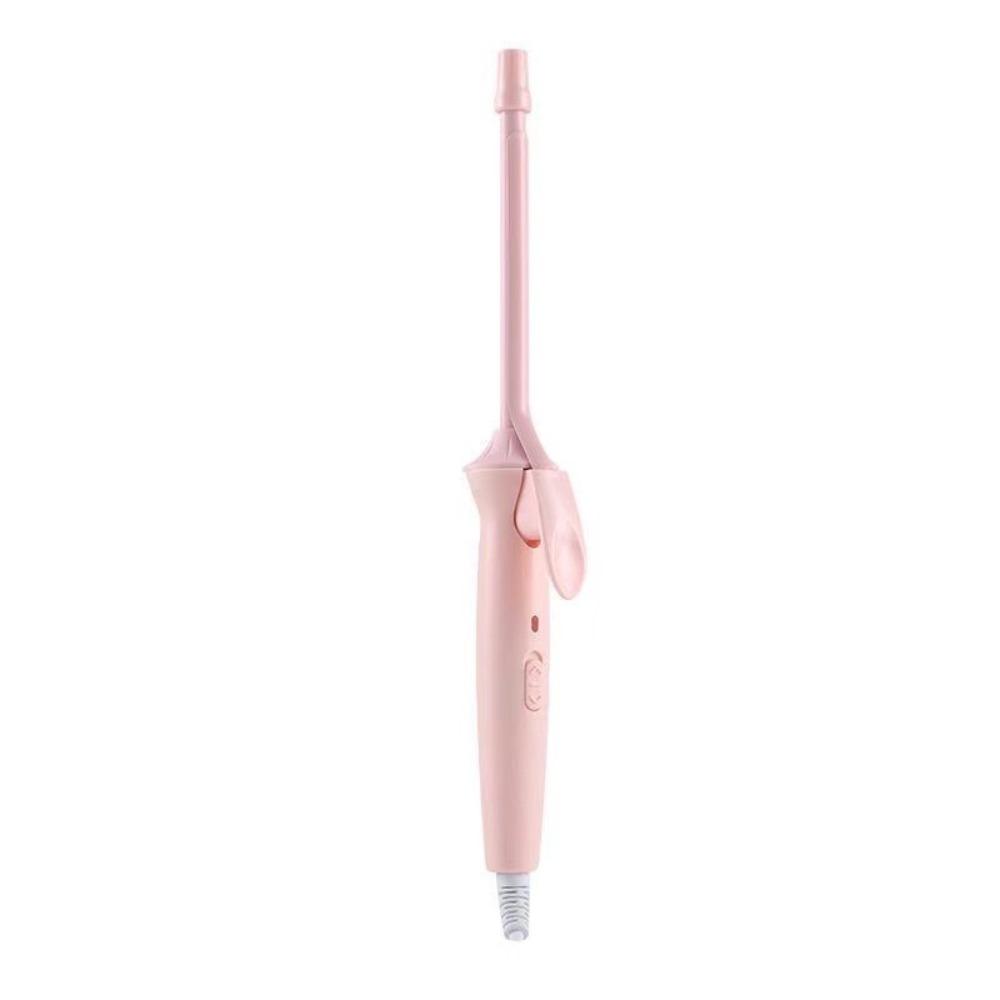 

Rapid Heating 9MM Hair Curler Ceramic Coating Mini Curling Wand Fast Heating Curling Iron Salon розовый
