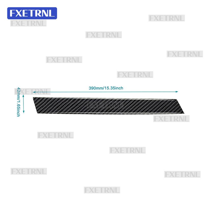 For 2024 2025 Lexus RX Car Interior Gear Shift Window Button Door Handle Real Soft Carbon Fiber Sticker LHD RHD Accessories