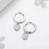 Modian Luxury 925 Sterling Silver Hearts Stars & Moon Dangle Earrings Fashion Silver Jewerly For Women Wedding Earring Gift