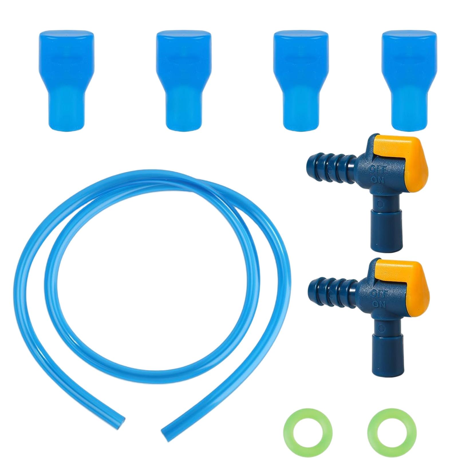 

Water Bottle Tube Backpacks System Hose Kits Hydrations Drinking Pack Hose and Bites Valves for Most Hydrations Pack 1