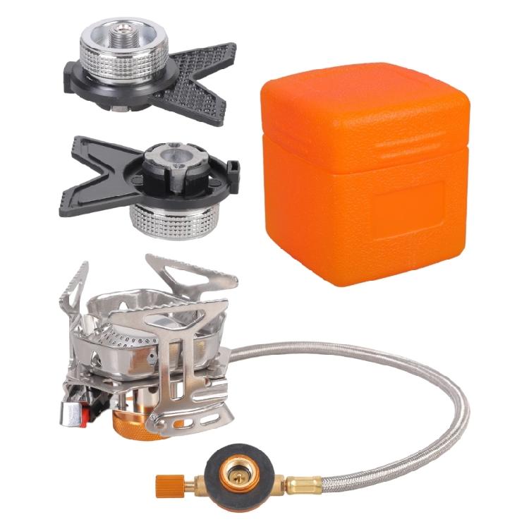 Windproofs Triangular Brackets Camping Burners 3500W High Efficiency Burners Metal Texture Suitable for Outdoor Cooking