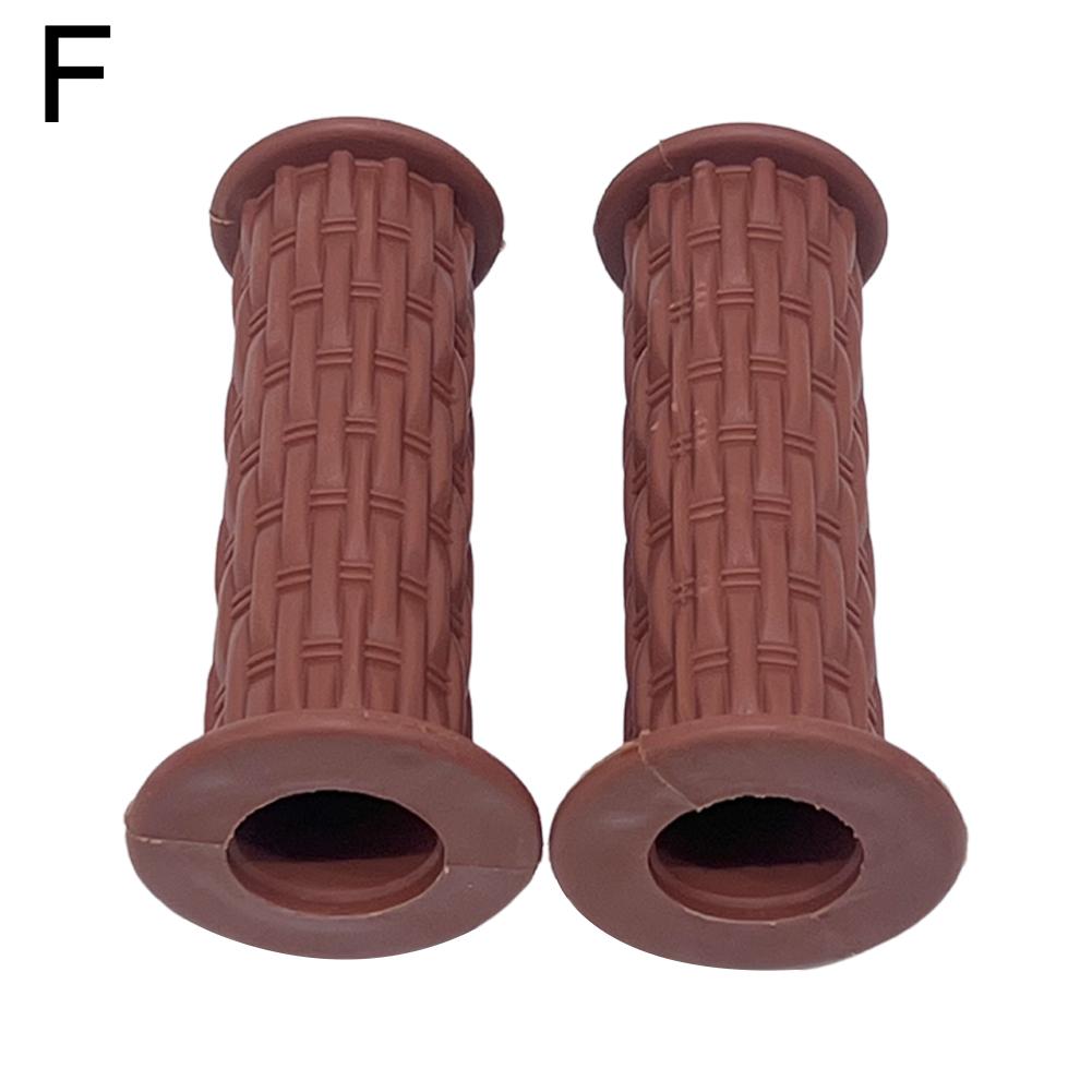1 Pair Rubber Grip Handle Bike Handlebar Grips Cover Non-Slip Rubber Bicycle Grips Skateboard Tricycle Scooter For Child Ki K8Q5