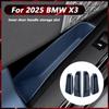 Für BMW X3 G45 2025 Innenraumtürgriff Aufbewahrungsbox Silikonmatte Kratzfest Stoßfest Schutzfolie Auto Innenzubehör