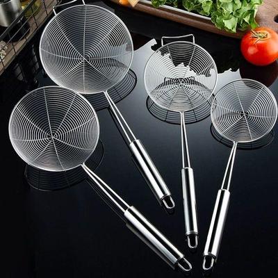 Stainless Steel Noodle and Dumpling Strainer, Hot Pot and Fryer Colander