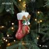 Plastic Christmas Ornaments Cute Christmas Tree Hanging Ornaments  Home Party Decor
