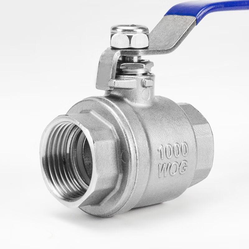 Yuzhan 304 Stainless Steel Two-Piece Internal Thread Ball Valve