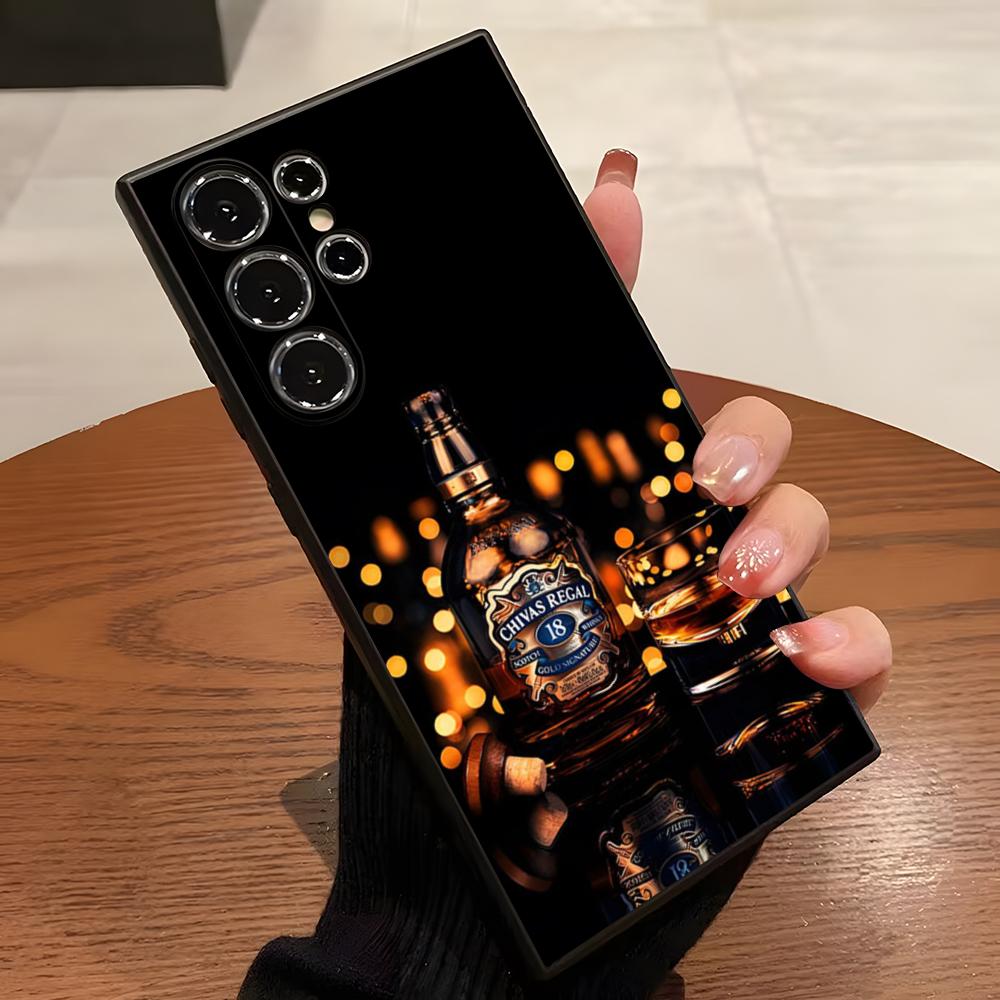 

Чехол для телефона «Сигара и Виски» для S23 Samsung S24 Ultra S22 S20 Fe S21 Plus Galaxy A54 A34 A24 A53 A13 A16 Samsung s22plus