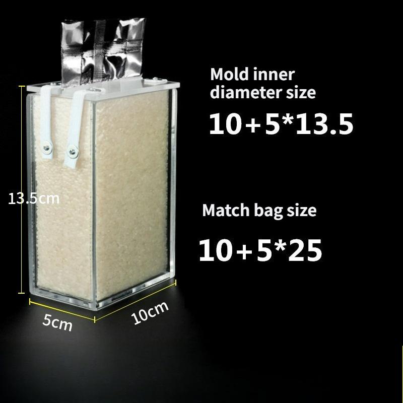 Reisziegel Beutel Vakuumform Yakfeng Reisbeutel Form Vakuum Transparente Verpackung für Diverse Körner Reisbeutel Mahlwerkzeug