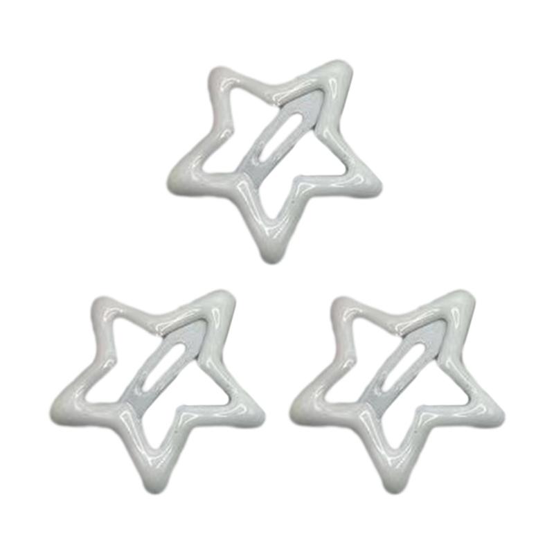 

Star Hairclip Women Girl Haipin Hair Decoration Household Accessory for Adults Women Girl Hair Fixing Accessory 1 белый