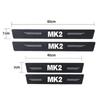 ADMVN1 Luminous Auto Door Sill Protect Decals Anti Scratching, for Volkswagen VW MK2 Emblem Car Threshold Strip Welcome Pedal Sticker